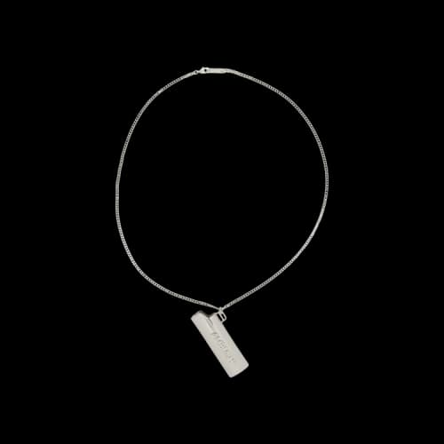 Ambush Logo Lighter Case Chain Necklace 'Silver'