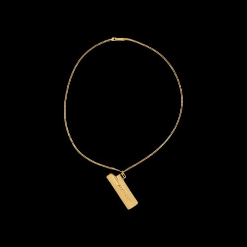 Ambush Logo Lighter Case Chain Necklace 'Gold'