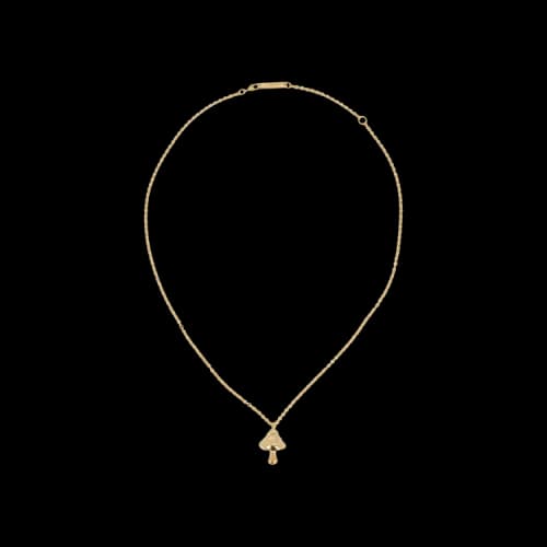 Ambush Mushroom Charm Necklace 'Gold'