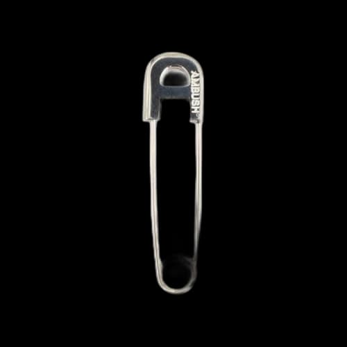 Ambush Small Safety Pin Earrings 'Silver'