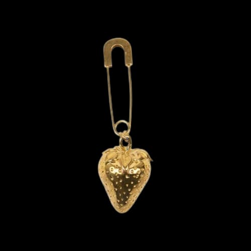 Ambush Strawberry Charm Earring 'Gold'