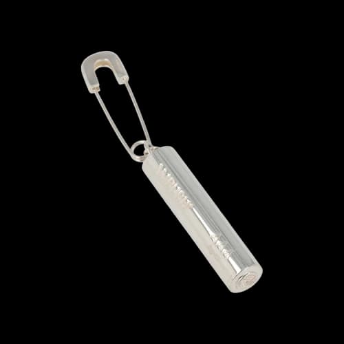 Ambush Battery Charm Single Earring 'Silver'
