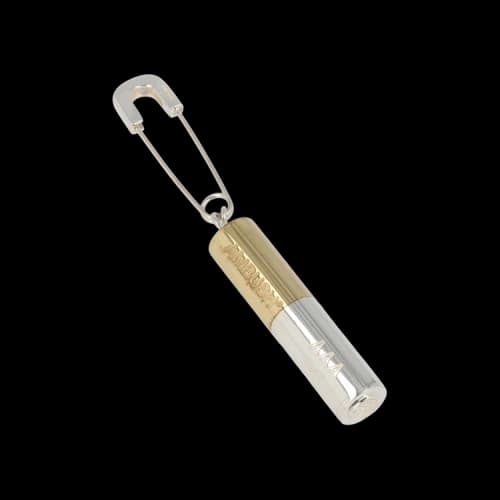 Ambush Battery Charm Single Earring 'Silver'