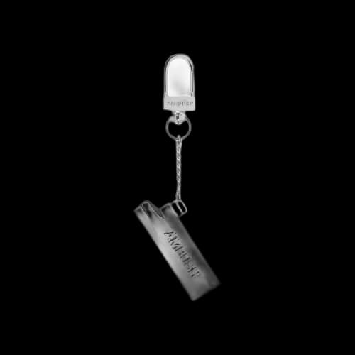 Ambush Logo Lighter Case Key Chain 'Silver'