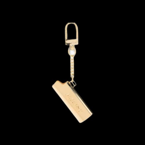 Ambush Logo Lighter Case Key Chain 'Gold'