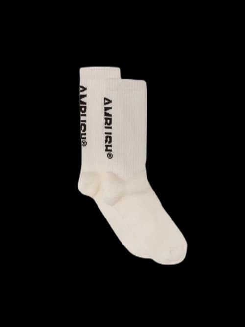 Ambush Logo Socks White/Black
