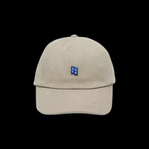 Ader Error Logo Appliqué Denim Cap 'Oatmeal'
