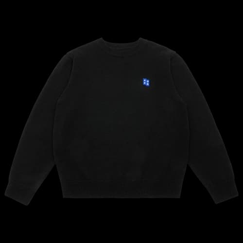 Ader Error TRS Tag Drop Shoulder Sweater 'Black'