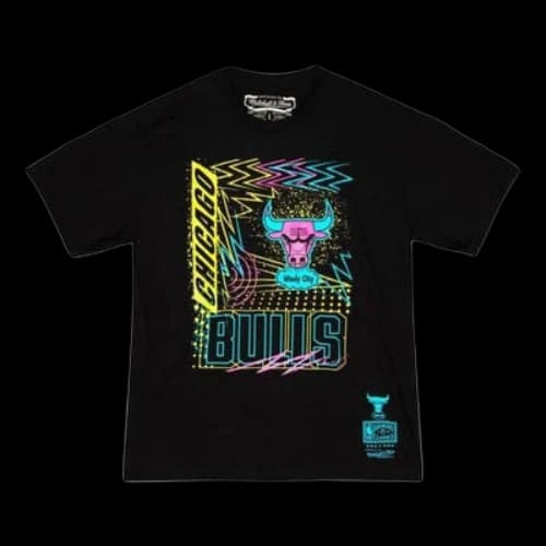 Mitchell & Ness x NBA Chicago Bulls T-shirt 'Black'