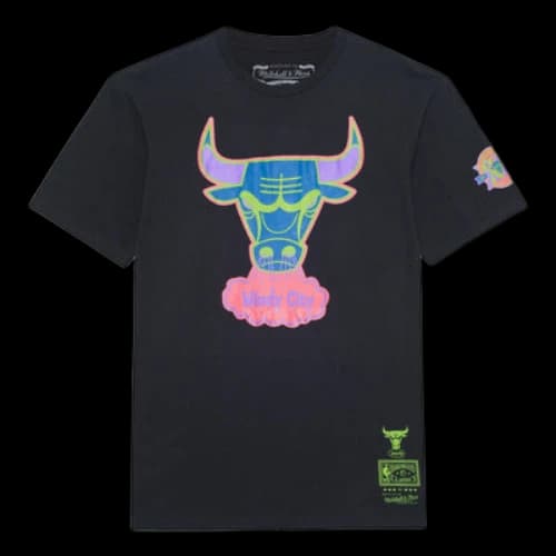 Mitchell & Ness x NBA Chicago Bulls Hardwood Classics Bomb Energy T-Shirt 'Black'
