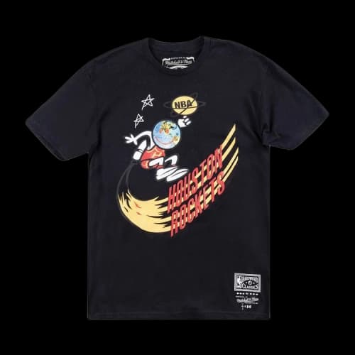 Cactus Jack by Travis Scott x BR x Mitchell & Ness Rockets T-Shirt 'Black'