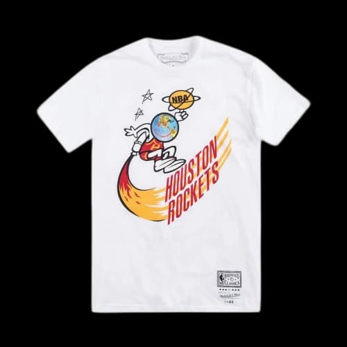 Cactus Jack by Travis Scott x BR x Mitchell & Ness Rockets T-Shirt 'White'