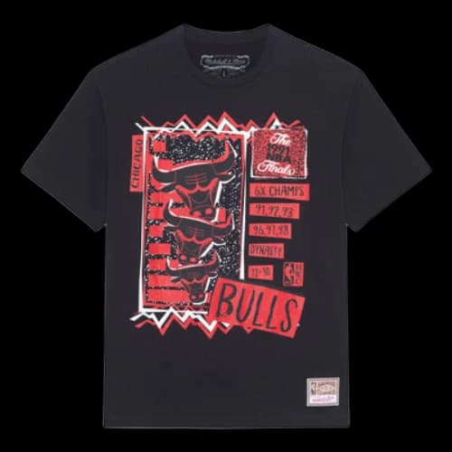 Mitchell & Ness x NBA Chicago Bulls Hardwood Classics Born & Bred T-Shirt 'Black'
