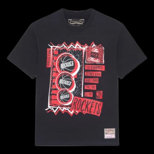Mitchell & Ness x NBA Houston Rockets T-shirt 'Black'