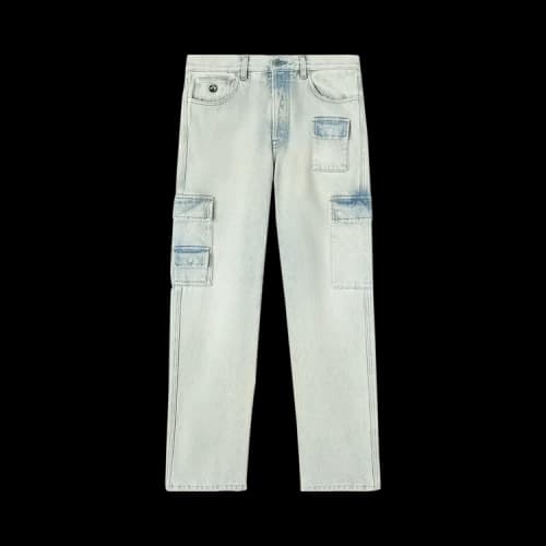 Ambush Slim Denim Cargo Pants 'Blue'