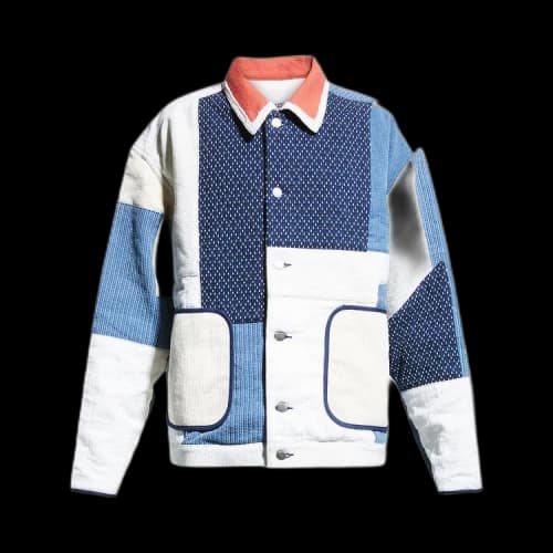 Ambush Patchwork Sashiko Jacket 'White'