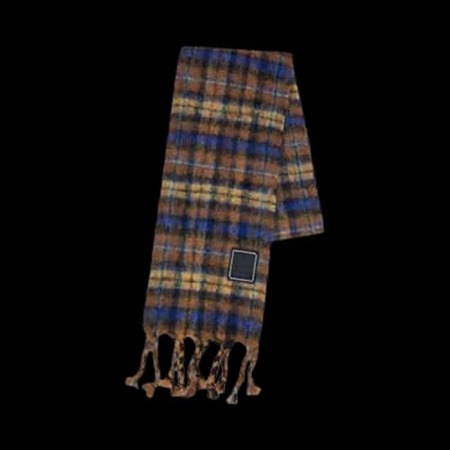 Ader Error Logo Patch Check Scarf 'Brown'