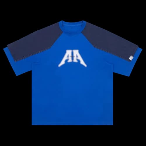 Ader Error Nolc Logo Raglan T-Shirt 'Blue'