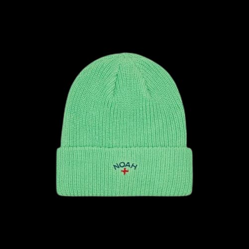 Noah Core Logo Beanie 'Lime'