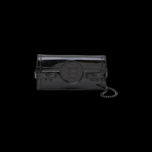 Balmain Logo Detailed Chained Shoulder Bag 'Black'
