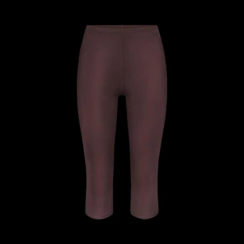 NikeSKIMS Shine Drawcord Crop 17" Legging 'Dark Sepia'