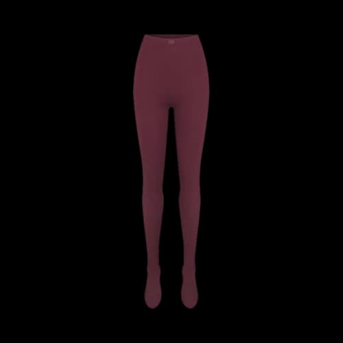 NikeSKIMS Matte Footsie Grip Legging 'Currant'