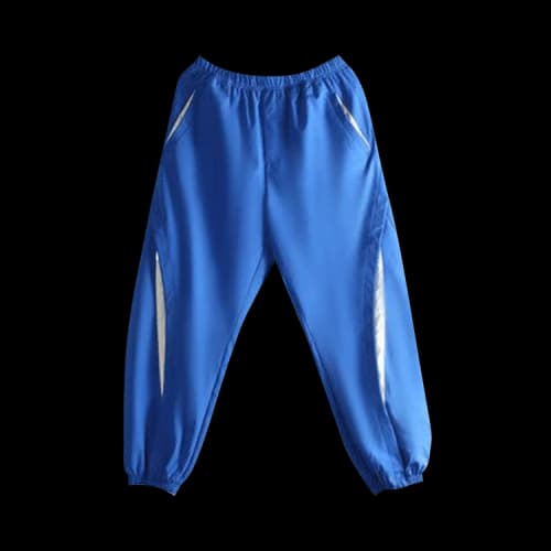 Ader Error Elastic Waist Cuffs White Side Stripes Pants 'Blue'