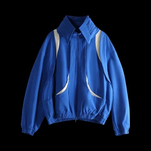 Ader Error Zipper Hoodies Jacket 'Blue'