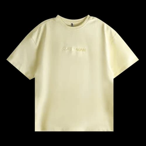 Ader Error Solid Color Short Sleeved T-Shirt 'Yellow'