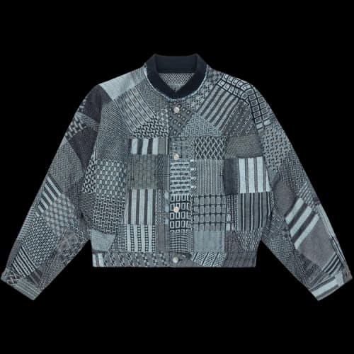 Ader Error Semi-Oversized Fit Trucker Jacket 'Blue'