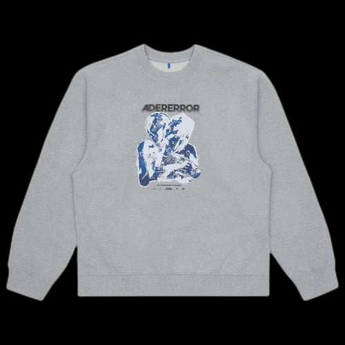 Ader Error Semi-Oversized Fit SweatShirt 'Grey'