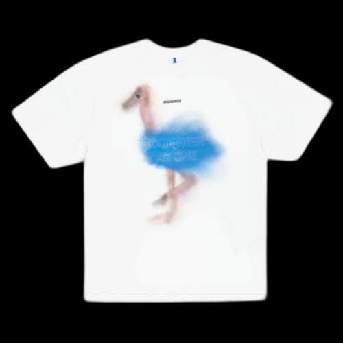 Ader Error Semi-Oversized Fit T-Shirt 'Off White'