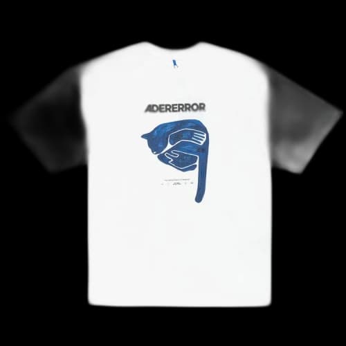 Ader Error Semi-Oversized Fit T-Shirt 'Off White'