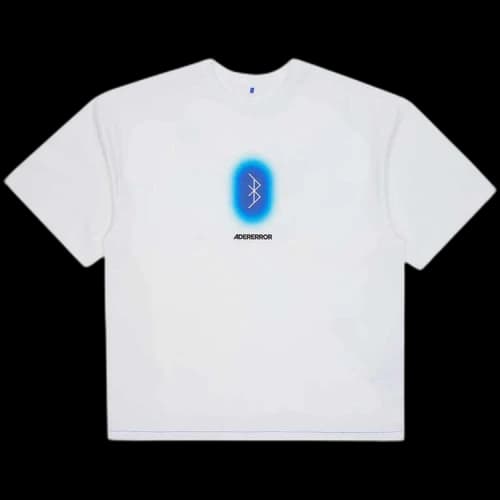 Ader Error Semi-Oversized Fit T-Shirt 'Off White'
