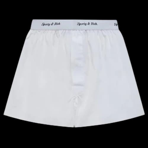 Sporty & Rich Cassie Boxer Shorts 'White'