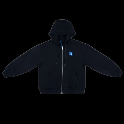 Ader Error Semi-Oversized Fit Hoodie 'Black'