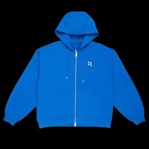Ader Error Semi-Oversized Fit Hoodie 'Blue'