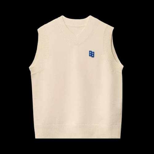 Ader Error Knitted Vest 'Oatmeal'