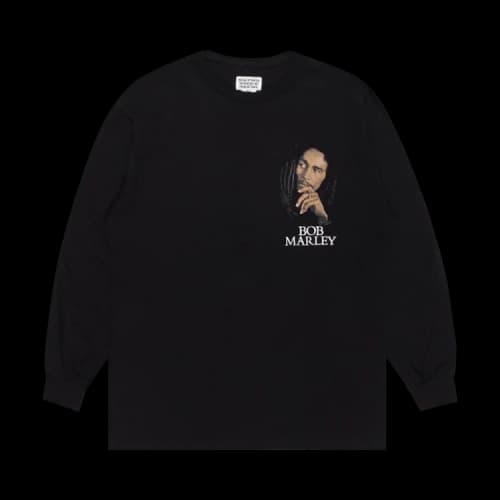 Wacko Maria x Bob Marley Crewneck Long-Sleeve T-Shirt 'Black'