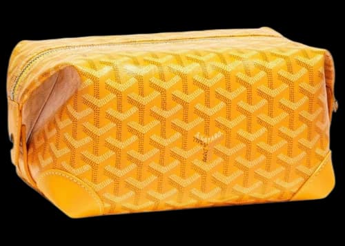 Goyard Boeing 25 Toilet Bag Yellow