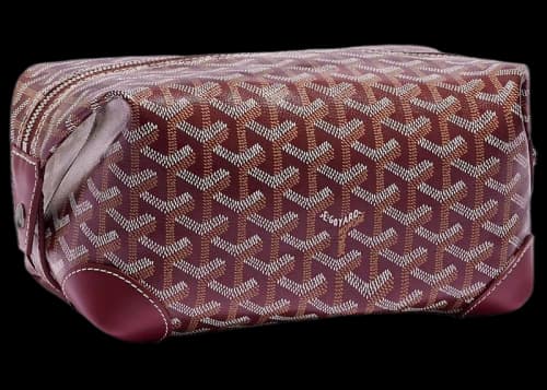 Goyard Boeing 25 Toilet Bag Burgundy