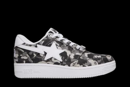 Comme des Garçons x Bapesta Low 'White Camo'