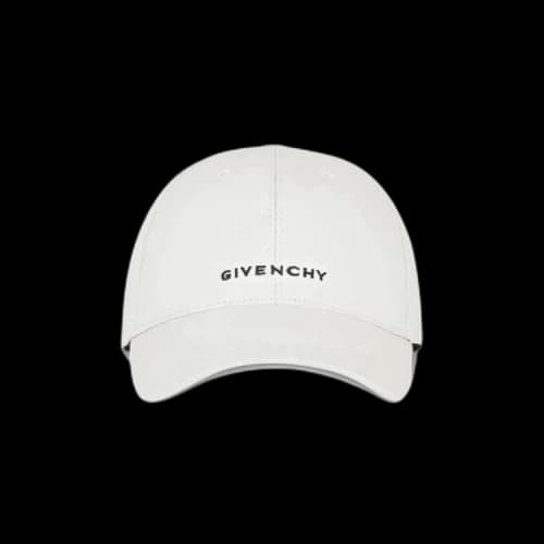 Givenchy Curved Cap With Embroidered Logo 'White'
