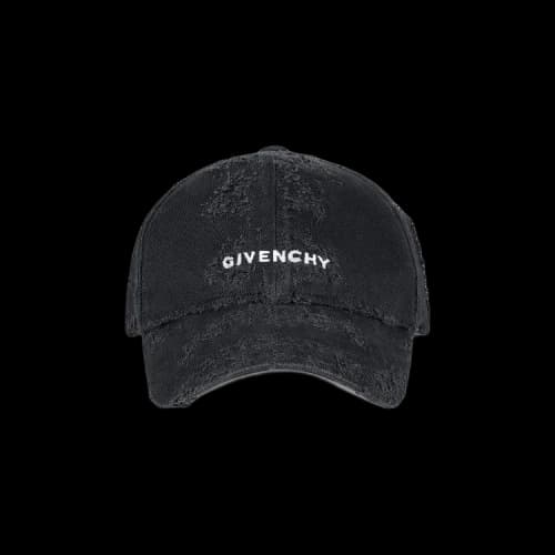 Givenchy Curved Cap With Embroidered Logo 'Black'