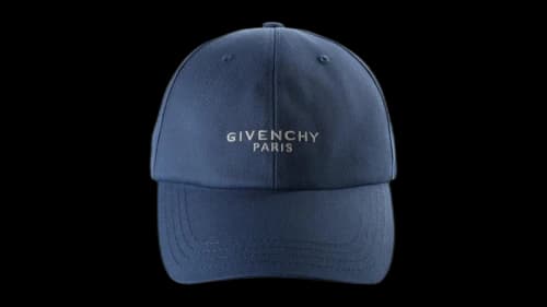 Givenchy Paris Curved Cap Military Blue