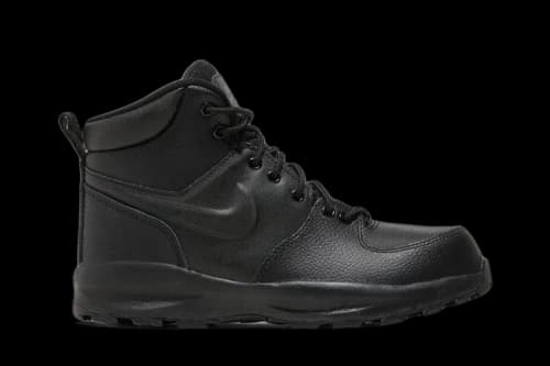 Nike Manoa Leather Triple Black (GS)