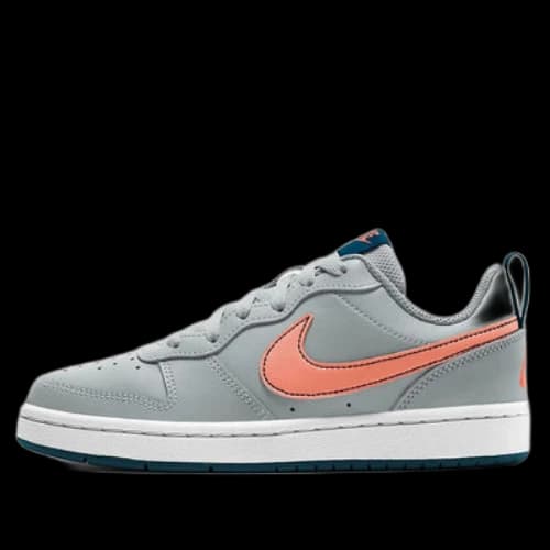 (GS) Nike Court Borough Low 2 'Grey Pink'