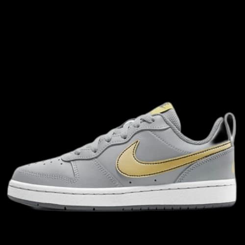 (GS) Nike Court Borough Low 2 'Gray Gold'