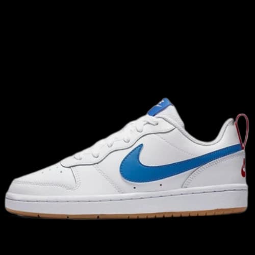 (GS) Nike Court Borough Low 2 'White Blue Red'