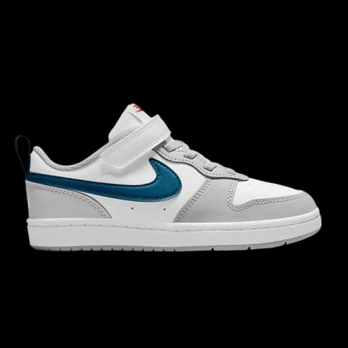 (PS) Nike Court Borough Low 2 Low-Top Sneakers White/Grey/Blue